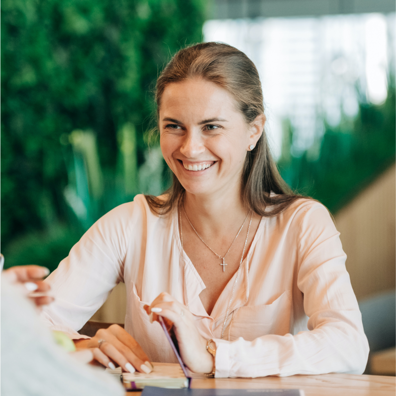 Focus of Woman in Office Setting Focus of Woman in Office Setting